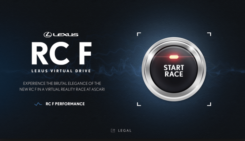 Lexus RC F Filming